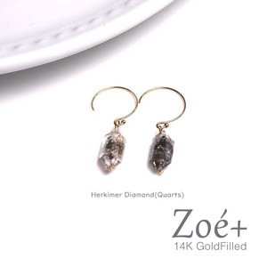 GOLD LED Diamond Quartz Pierced Earring 2022