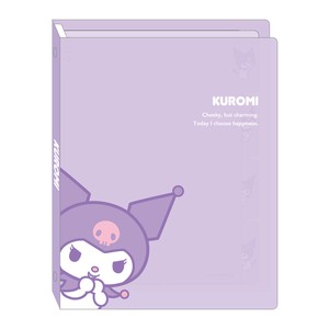 Sanrio 8 Slim Loose leaf Notebook Binder KUROMI