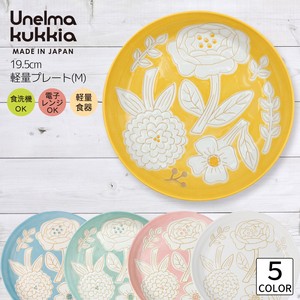 Mino ware Main Plate single item 5-colors 19.5cm Made in Japan