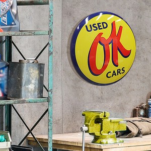【サイン】ドーム サイン OK USED CARS CA-MS-298185