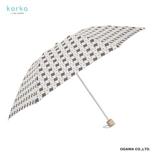 korko（コルコ）の晴雨兼用折りたたみ日傘【コンフェッティ】