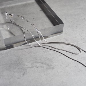 [Sterling Silver]Long chain pierce
