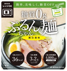 糖質0gのぷるんちゃん麺　鶏白湯味　200g