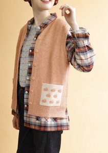 Apple Jacquard Knitted Vest