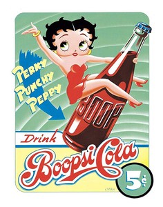 【Betty Boop】ティン サイン Boopsie Cola BB-DE-MT254