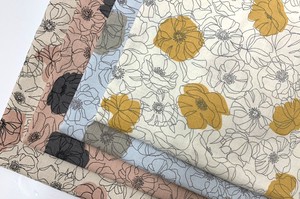 Fabric 4 Colors Made in Japan Southern Cross 100% Floral Pattern