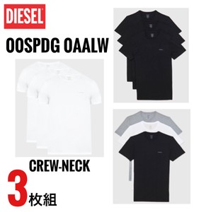 DIESEL(ディーゼル) 3枚組Tシャツ クルーネック 00SPDG/0AALW