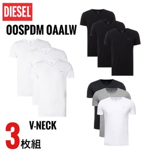 DIESEL(ディーゼル) 3枚組Tシャツ Vネック 00SPDM/0AALW
