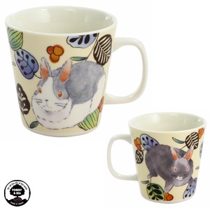 Porcelain 1Pc Mofumofu Land Mug Rabbit