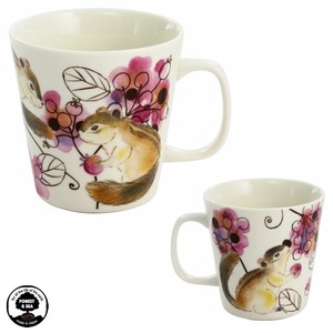 Porcelain 1Pc Mofumofu Land Mug Squirrel