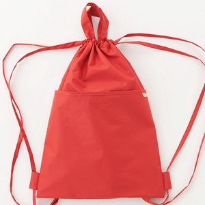 Knapsack/backpack RED BLACK Thank you Bag