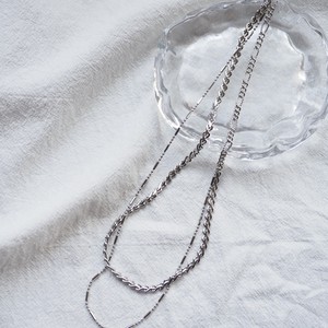 Mix Chain Silver Necklace 20