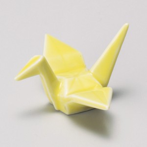 Folded Paper Crane Chopstick Rest