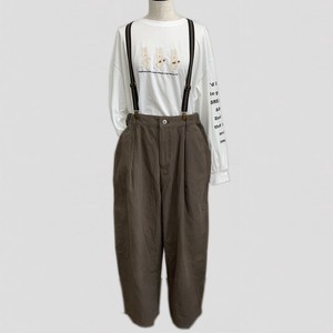 AL Embroidery Twill Pants Suspender Attached 100