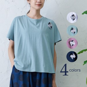 2022 S/S Brooch Attached Dolman T-shirt