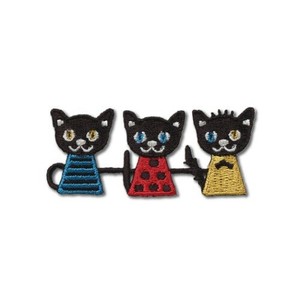 Patch/Applique Black-cat