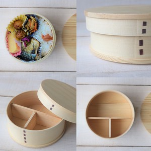 Use For Design Magewappa Bento Box Round shape Natural