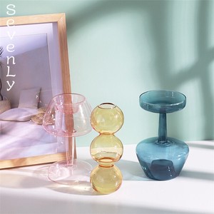 韓国ファッション ガラス 花瓶「2022新作」