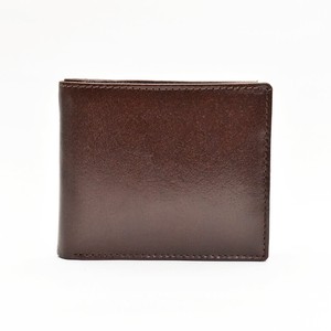 Bifold Wallet Cattle Leather Leather Compact Genuine Leather Ladies' Men's