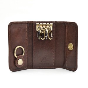 Key Case Cattle Leather Leather Genuine Leather Ladies Men's