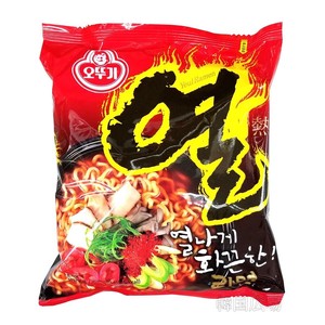 韓国食品 オットゥギ ヨル(熱)ラーメン 120g  韓国人気ラーメン