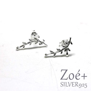 Pierced Earring Silver Post Simple