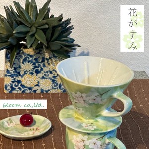 Mino ware Mug Cherry Blossom Cherry Blossoms Green Made in Japan