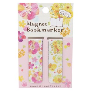 nami nami Magnet Book Marker 2Pcs set Funwari Flower Yellow Flower