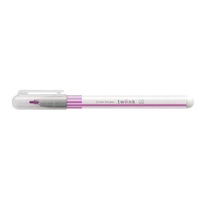 【ペン】ツインク twiink 2色線ペン ライト バイオレット×ピンク