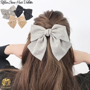 Barrette Hairpin Ribbon Bijou Hair Accessory Glitter Stone