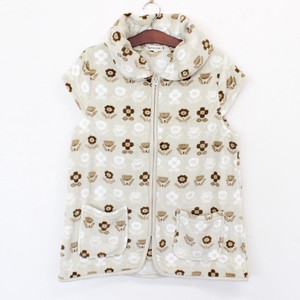 Fluffy Repeating Pattern Vest