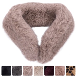 2021AW A/W Scarf Magnet Attached Eco Fur Scarf Fake Fur