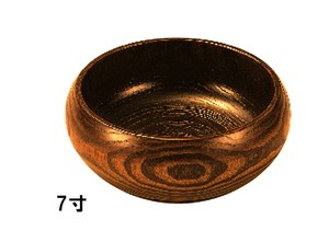 木製　七寸大輪菓子鉢