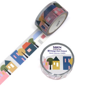Masking tape Heidi Valkola Houses  TR-4015 20mm×5m