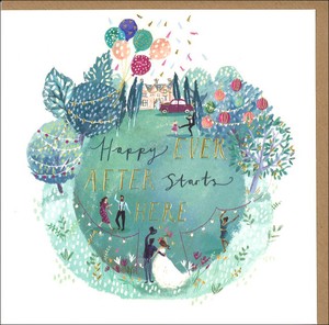 Greeting Card Marriage Happy Star Message Card