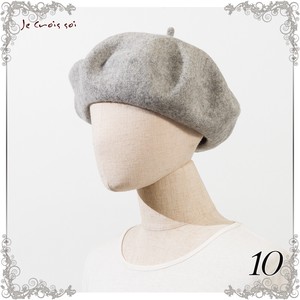 Wool 100 Material Plain Beret Wool Material Material Hats & Cap