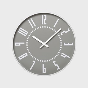 掛け時計 札幌駅時計 eki clock グレー［ 掛け時計 おしゃれ 北欧 日本製 モダン 掛時計 ］「2022新作」