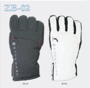 【SNOWMARK】透湿防水 バイク・スキー手袋  ハイブリッドグローブ　ZB02