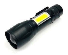 COB+LEDミニハンドライト(テスト電池付き）