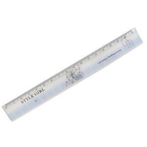 Slim 17cm Ruler LATTE