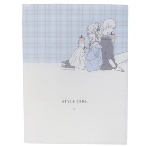 【ポケットファイル】STYLE GIRL 10ポケットA4クリアファイル MILKY LATTE