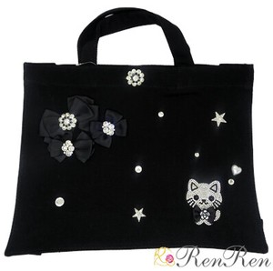 A4 Tote Bag ,Polyester Bag Horizontal Glitter Commuting Going To School Bag
