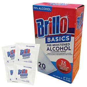 Brillo BASICS CLEANING WIPES ALCOHOL ウェットティッシュ アメリカン雑貨