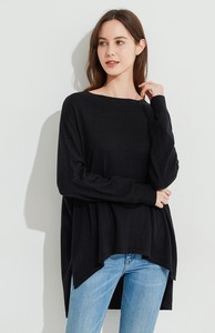 Sweater/Knitwear Pullover Knitted black Casual Cotton