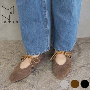 Gather Square Flat Shoes