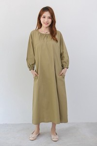 Casual Dress 3/4 Length Sleeve One-piece Dress
