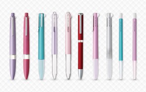Local uni-ball STYLE FIT Ballpoint Pen 5 Colors Holder Clip