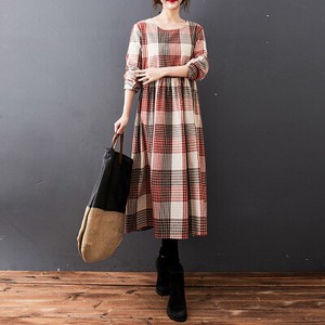 Casual Dress Long Sleeves Spring One-piece Dress NEW