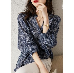 Button Shirt/Blouse Long Sleeves Summer Ladies' M NEW