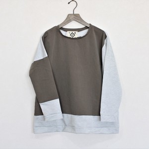 Long Sleeve Fabric Switching Design Pullover